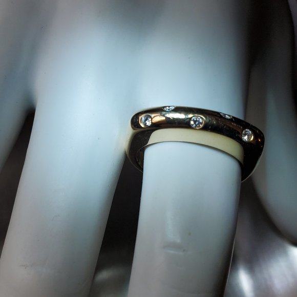 Beautiful 18K white gold diamond ring. - Picture 7 of 11